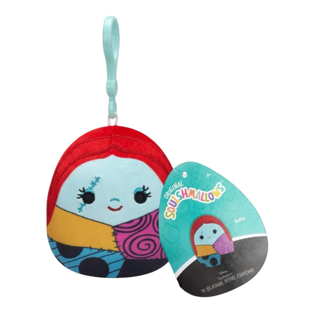 Squishmallow 3.5" Disney Mini Nightmare Before Christmas Sally Clip On Plush